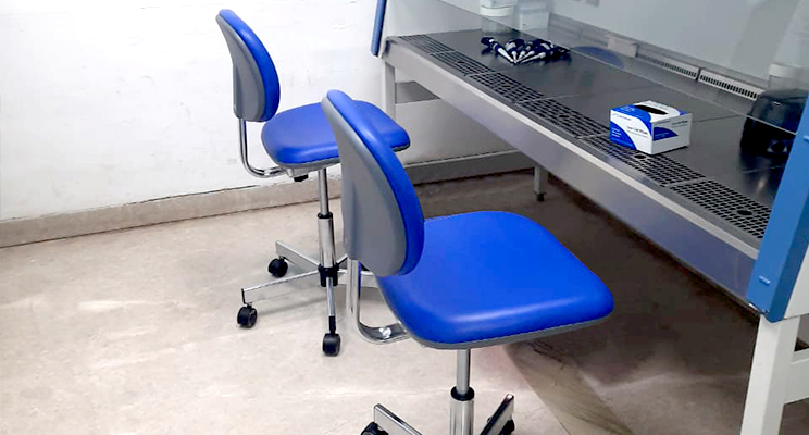 Uchida Cleanroom Chairs brought to India by Messung Workplace Technology