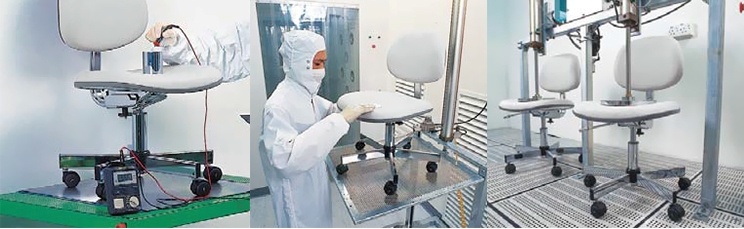 Uchida Cleanroom Chairs brought to India by Messung Workplace Technology